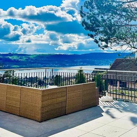 Modern Studio With Lake View Near Zurich Uetikon am See Exteriér fotografie