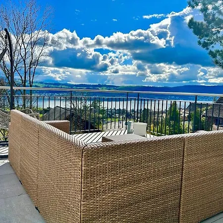 Modern Studio With Lake View Near Zurich Uetikon am See Exteriér fotografie