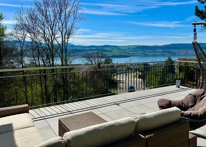 Modern Studio With Lake View Near Zurich